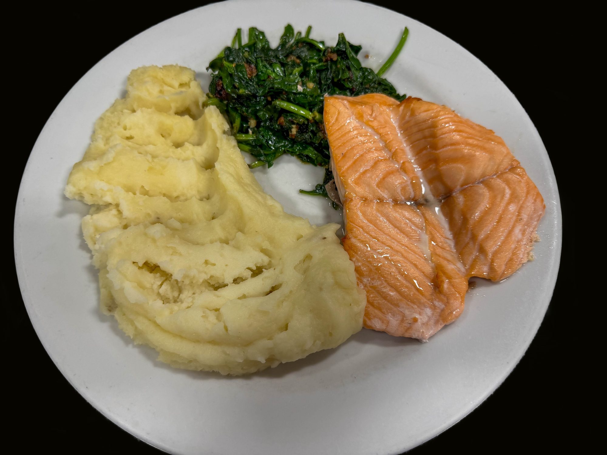 Broiled Salmon Dinner
