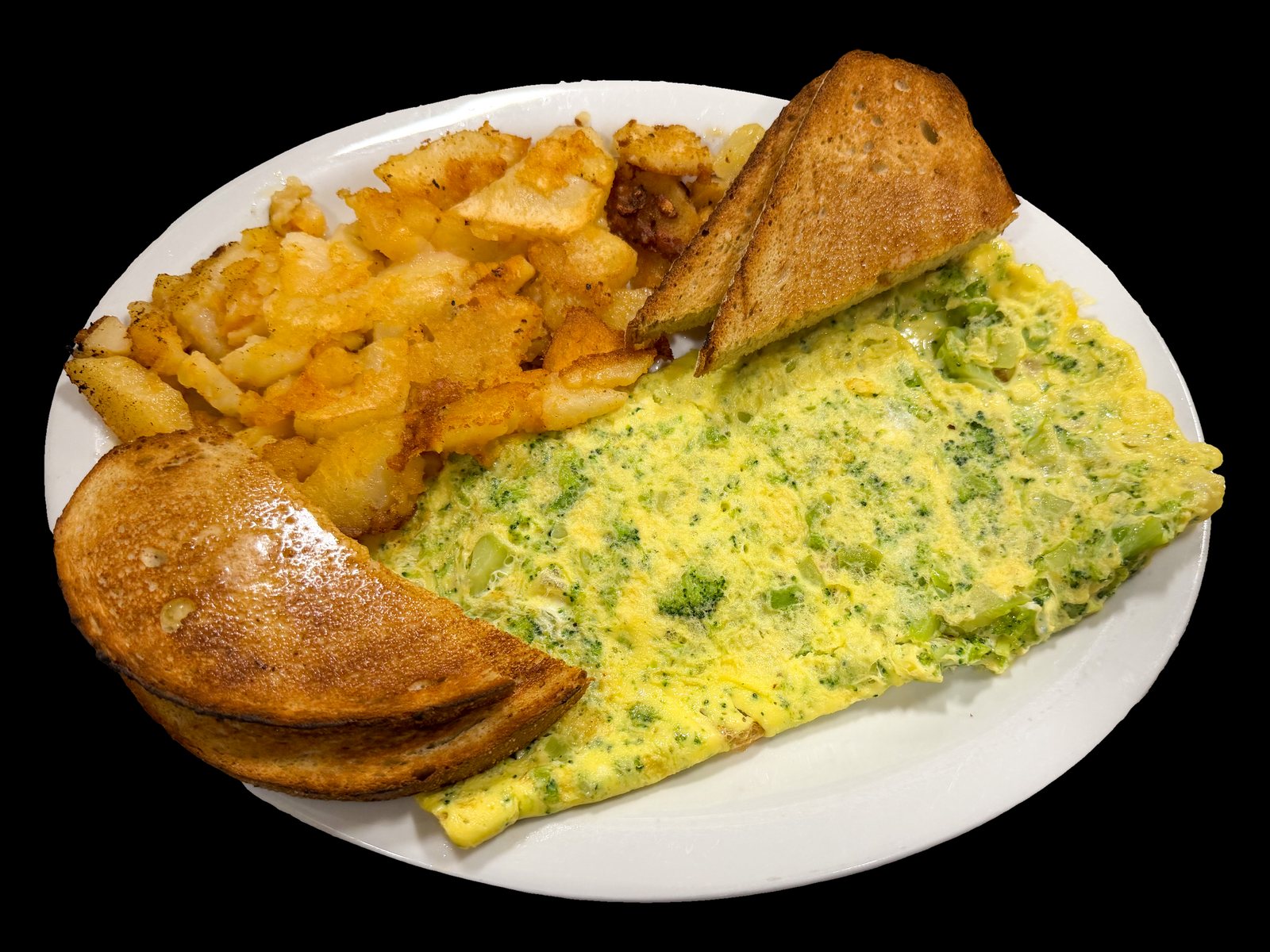 Broccoli and Cheddar Omelette