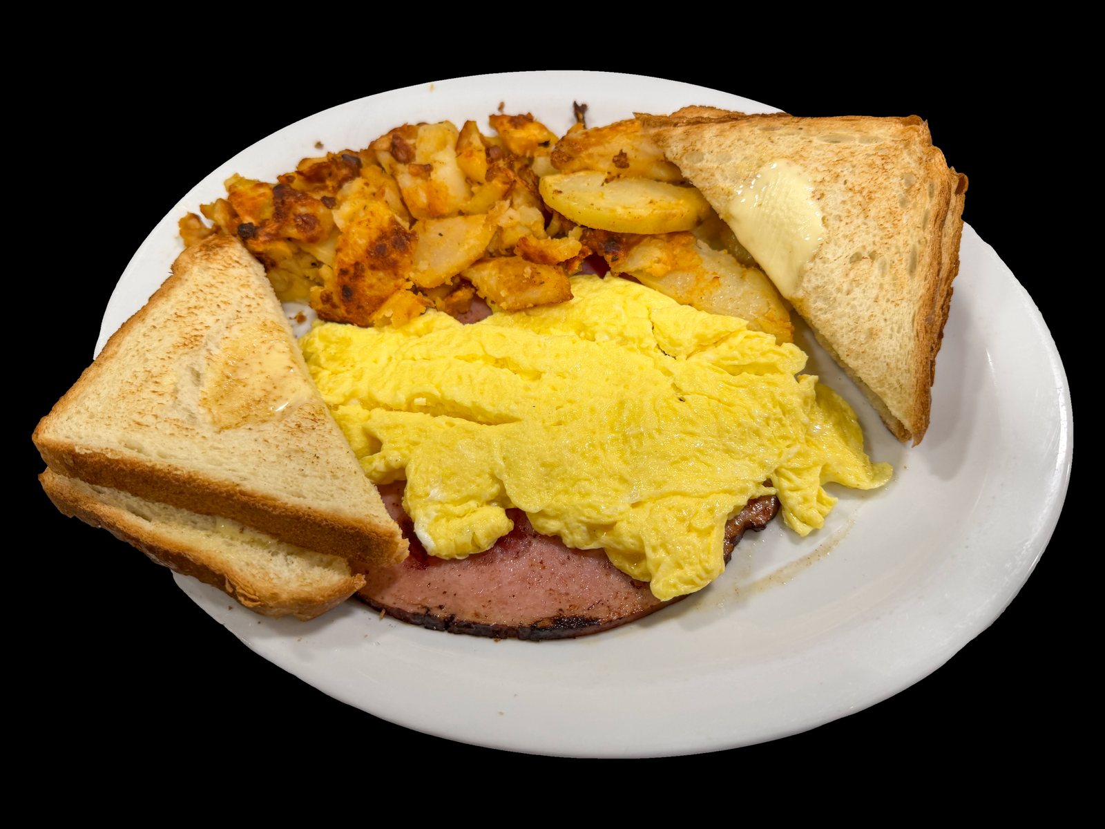 Two Eggs with Ham